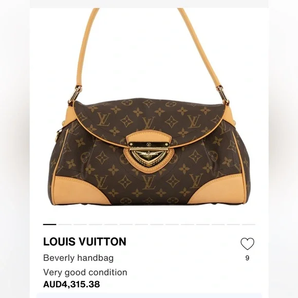 Authentic Louis Vuitton Monogram Beverly MM Bag - Picture 3 of 15